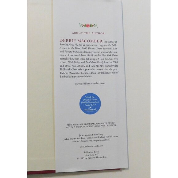 Rose Harbor In Bloom by Debbie Macomber 2013 First Edition Hardcover Jacket - Picture 4 of 5